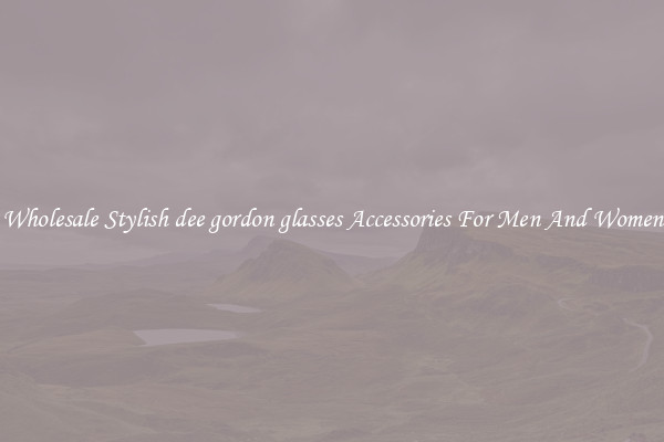 Wholesale Stylish dee gordon glasses Accessories For Men And Women