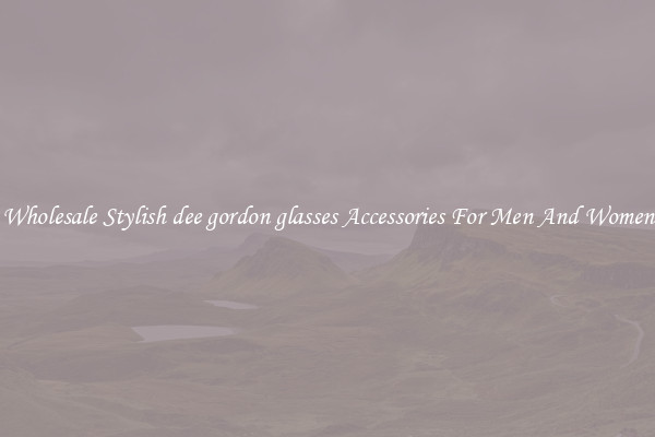 Wholesale Stylish dee gordon glasses Accessories For Men And Women