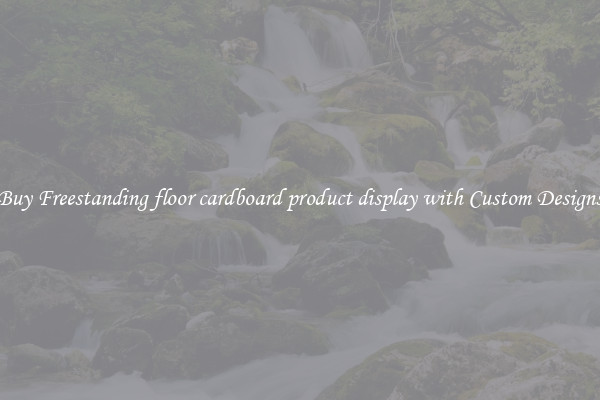 Buy Freestanding floor cardboard product display with Custom Designs