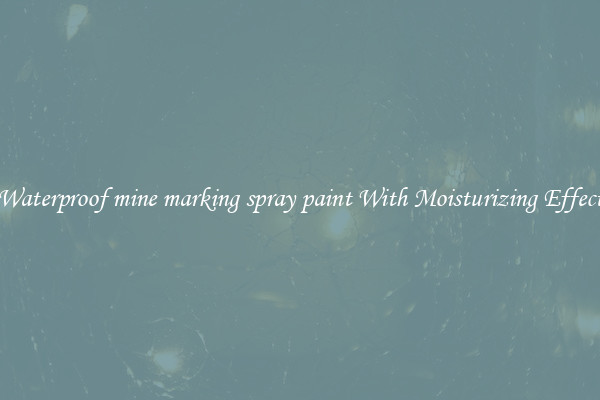 Waterproof mine marking spray paint With Moisturizing Effect