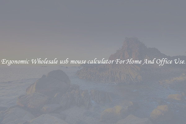 Ergonomic Wholesale usb mouse calculator For Home And Office Use.
