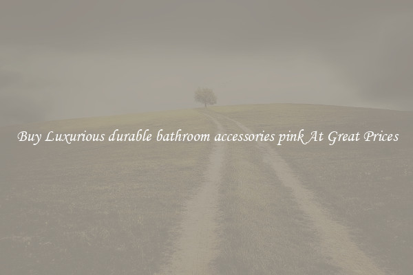 Buy Luxurious durable bathroom accessories pink At Great Prices