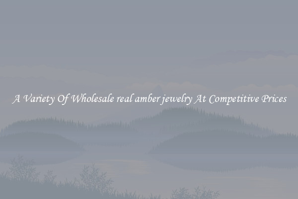 A Variety Of Wholesale real amber jewelry At Competitive Prices