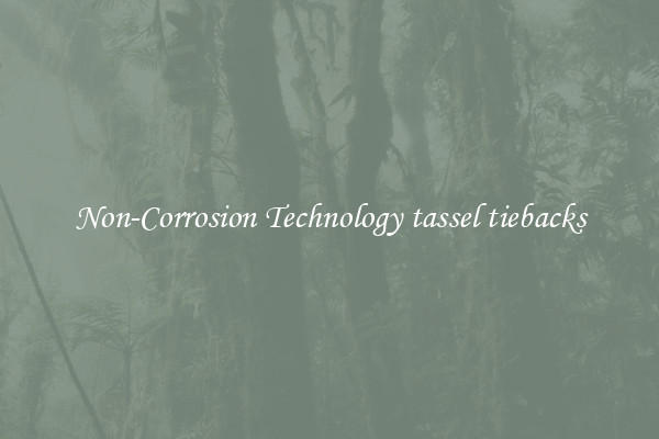 Non-Corrosion Technology tassel tiebacks