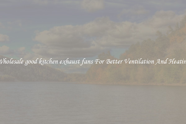 Wholesale good kitchen exhaust fans For Better Ventilation And Heating