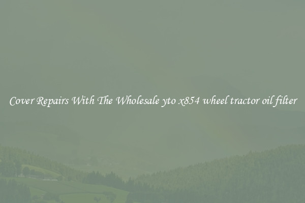  Cover Repairs With The Wholesale yto x854 wheel tractor oil filter 