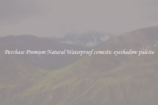 Purchase Premium Natural Waterproof comestic eyeshadow palette